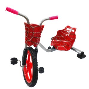 Детский трехколесный велосипед Дрифт Карт Drift-Trike спайдер-мэн