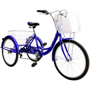 Трехколесный велосипед для взрослых Иж-Байк Фермер 24" 6 скоростей красный в Нижегородской области от компании HumanToday - Товары для людей, идущих в ногу со временем