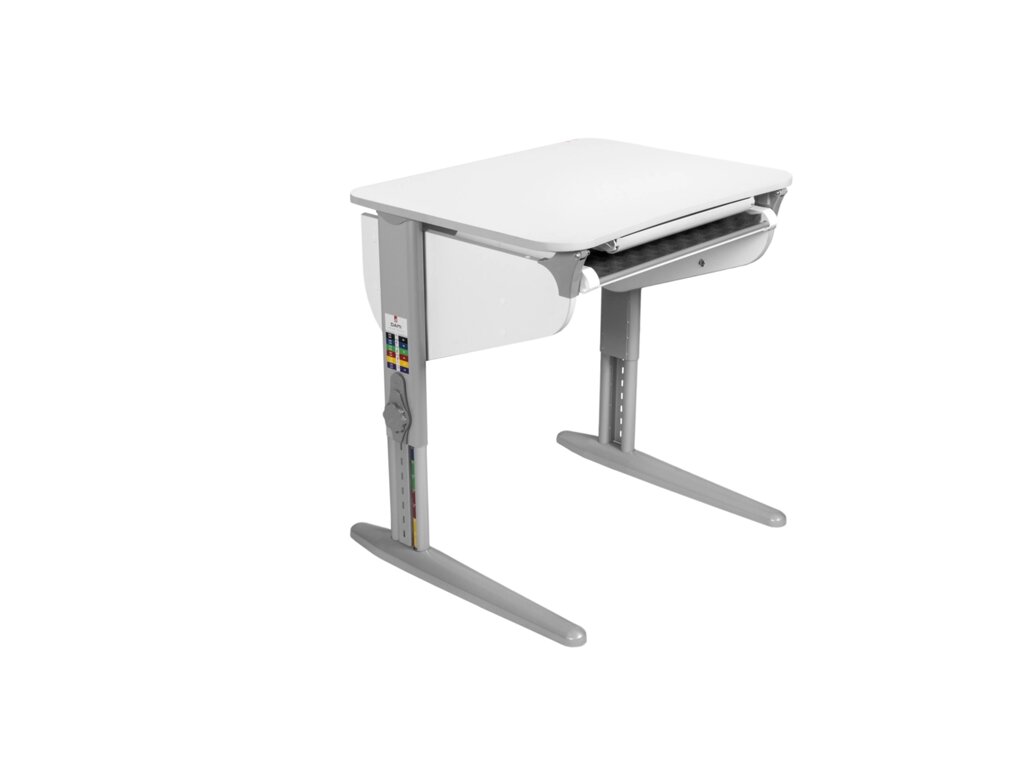 Растущий стол с лотком Parta 5/75 без полок, серый металл от компании HumanToday - Товары для людей, идущих в ногу со временем - фото 1