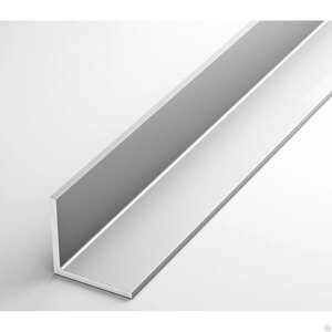 Уголок 15х15х1,2 мм (Анод Серебро) алюминиевый с анодированным покрытием, АД31Т1, длина 3,0 м и 6,0 м
