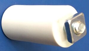 Полкодержатель+гайка М-4 Т1 пластик белый в Удмуртии от компании АлюмТорг