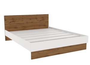 Кровать Scandi KR-1401 Белый/Дуб вотан 1400*2000