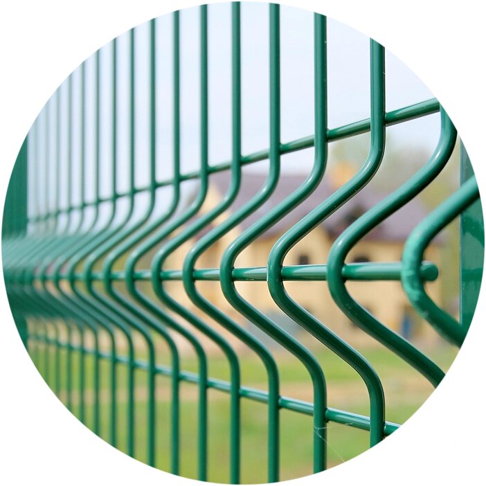Забор 3Д Grand Line из панелей Medium 1,53х2,5 м, зеленый от компании СнабМаркет - фото 1