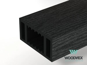 Перила нижние Woodvex Графит 3000х100х50 мм