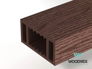 Перила нижние Woodvex Тёмно-коричневые 3000х100х50 мм