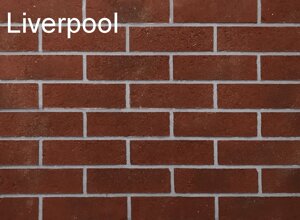 Термопанели фасадные ППС KlinkerFlex Liverpool красный 60 мм