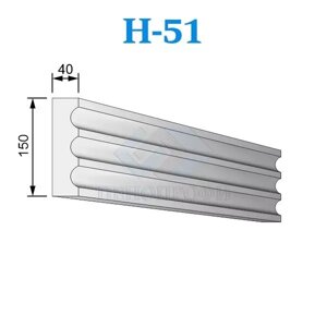 Фасадные наличники из пенопласта (пенополистирола) Н-51, ПСБ-С-25Ф. Фасадный декор из пенопласта