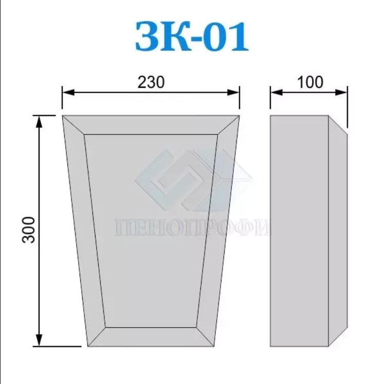Фасадные замковые камни из пенопласта ЗК-01, ПСБ-С-25Ф. Фасадный декор из пенопласта от компании ООО «ПеноПрофи» - фото 1