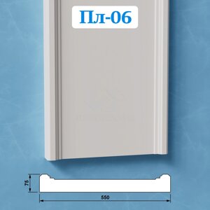Фасадные пилястры из пенопласта (пенополистирола) Пл-06, ПСБ-С-25Ф. Фасадный декор из пенопласта в Нижегородской области от компании ООО «ПеноПрофи»