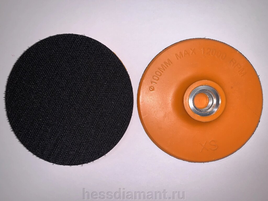 Держатель липучка для АГШК черепашек Ø 100 мм (пластик, жесткий) от компании МКК-Диамант Групп - фото 1