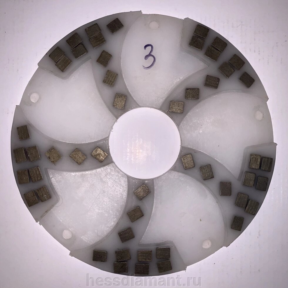 Диск шлифовальный алмазный полимерный ЭЛИТ № 3 от компании МКК-Диамант Групп - фото 1