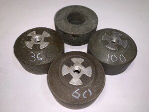 Шарошки абразивные по камню Д=100 мм на резьбе м14