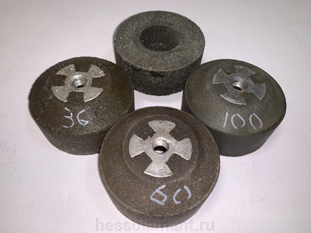 Шарошки абразивные по камню Д=100 мм на резьбе м14 от компании МКК-Диамант Групп - фото 1