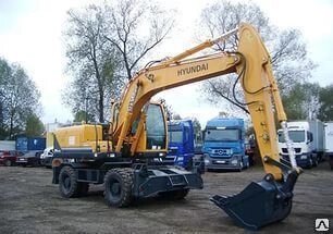 Экскаватор колесный Hyundai R-180W-9S с наработкой от компании Компания Русбизнесавто - фото 1