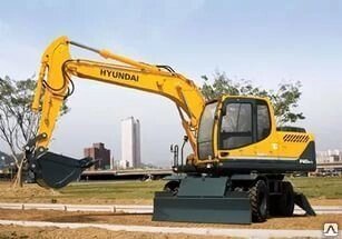 Экскаватор колесный Hyundai R140W-9S с наработкой от компании Компания Русбизнесавто - фото 1