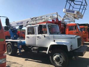 Автовышка ВИПО-24-01 на шасси ГАЗ-33086 4х4