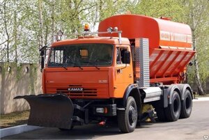 КДМ КО-829Б1 КамАЗ 65115 пескоразбрасывающая