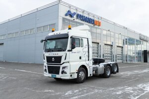 Тягач sitrak C7h MAX 6x2 с адр и ком задняя подъемная ось