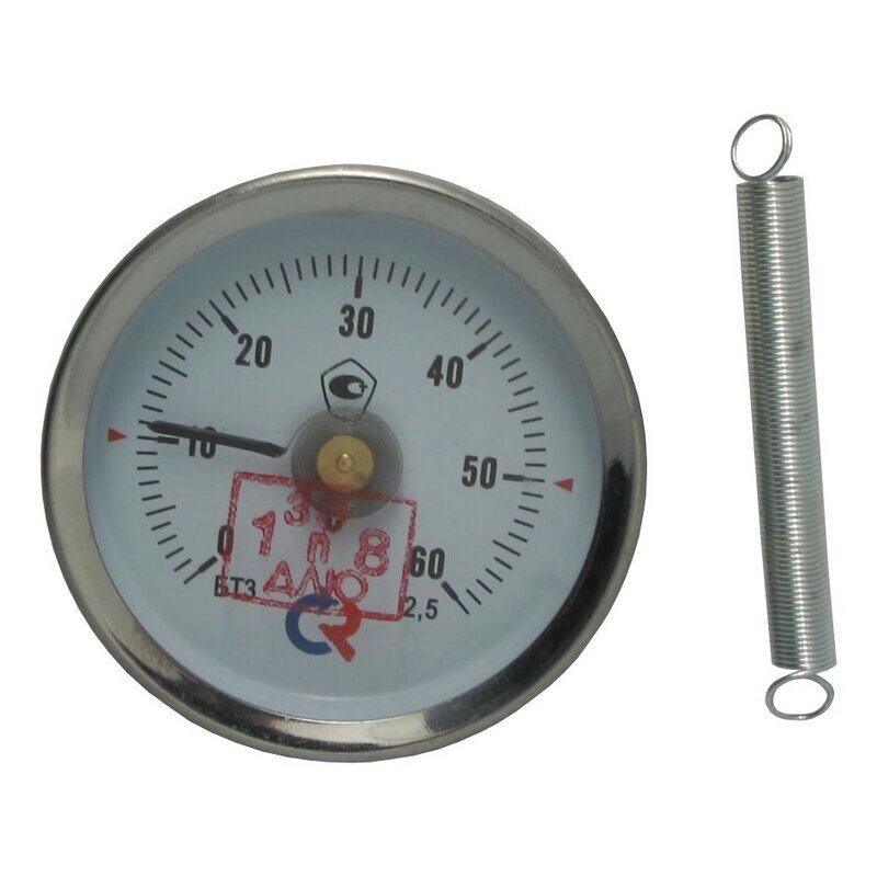 БТ-30.010(0-60C)2,5 Термометр биметаллический с пружиной от компании ООО Партнер - фото 1