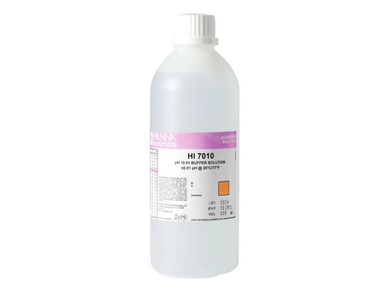 HI 7010L pH-10.01 Готовый буферный раствор (500 мл) от компании ООО Партнер - фото 1