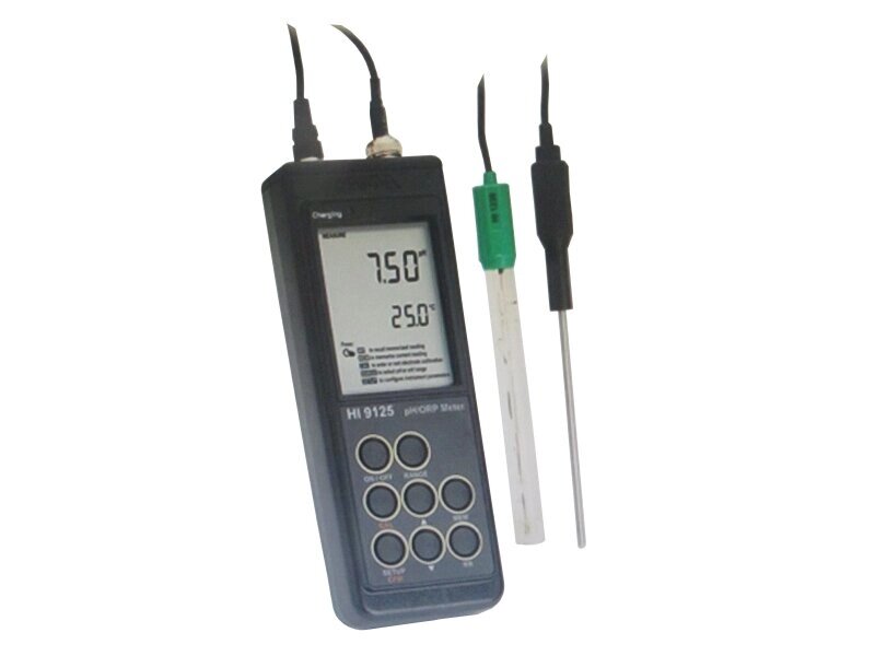 HI 9125 pH-метр/термометр/милливольтметр портативный влагонепроницаемый от компании ООО Партнер - фото 1