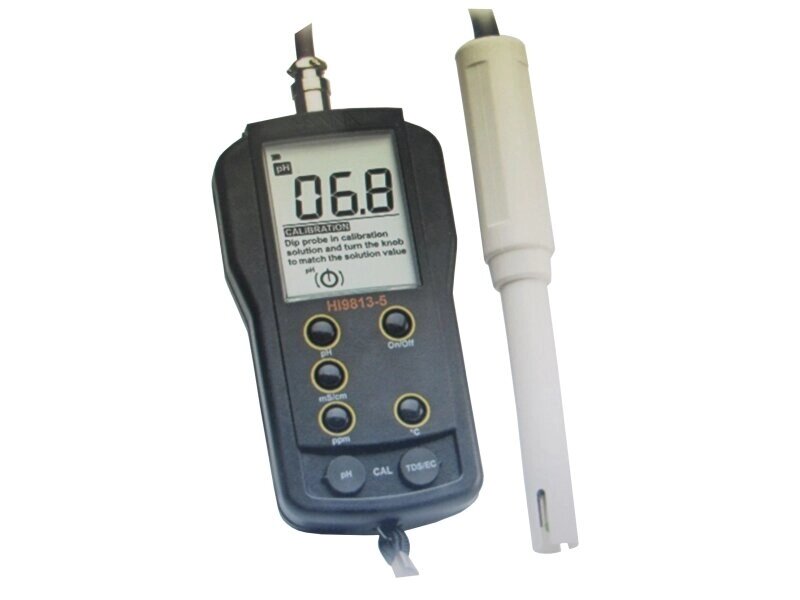 HI 9813-5 pH-метр/кондуктометр/термометр портативный водонепроницаемый от компании ООО Партнер - фото 1
