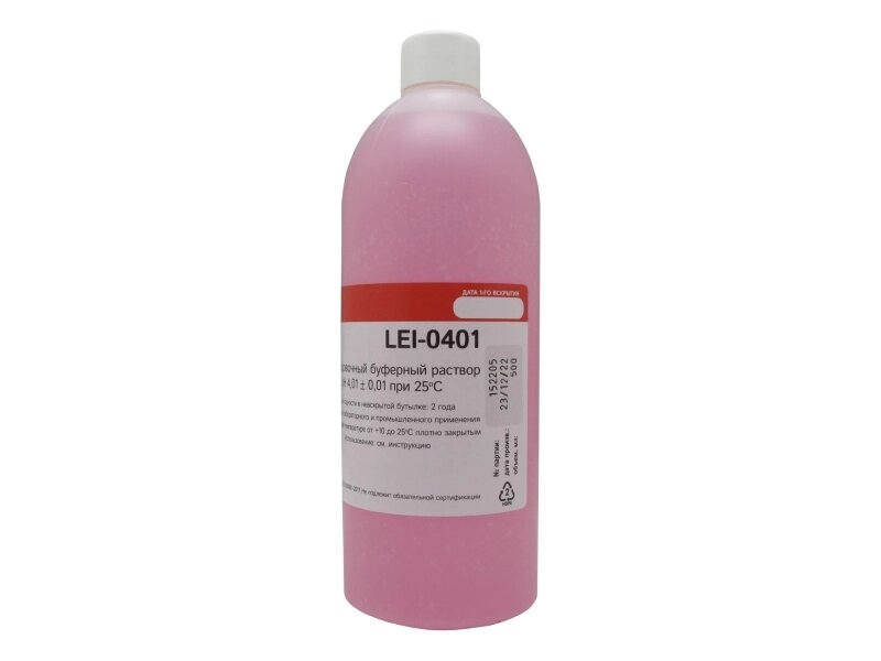 LEI-0401-500 буферный раствор pH 4.01, 500 мл от компании ООО Партнер - фото 1