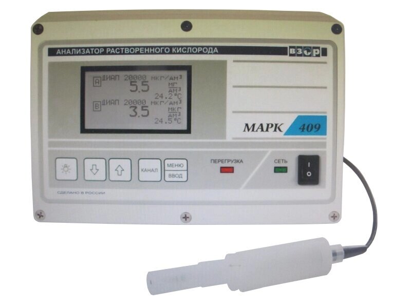 МАРК-409  анализатор растворенного кислорода в комплекте с гидропанелью ГП-409 от компании ООО Партнер - фото 1