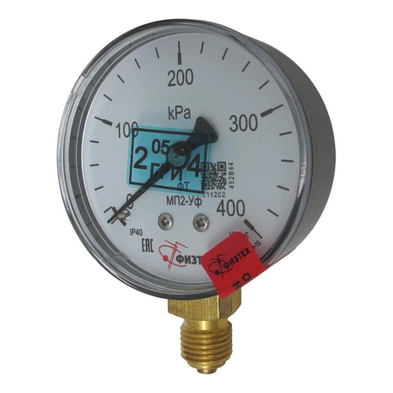 МП2-Уф-400 кПа кт. 2,5 d. 63 IP40 М12*1,5 РШ Манометр технический от компании ООО Партнер - фото 1