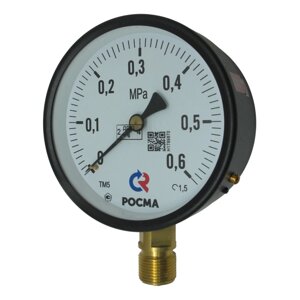 ТМ-510Р. 00(0-0,6MPa)М20х1,5.150C. 1,5 Манометр технический