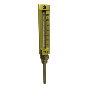 ТТ-В-200/100. П11 G1/2 (0-120C) Термометр жидкостный виброустойчивый