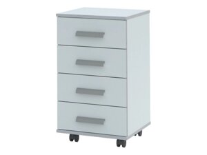 ЛК-400 ТПЯ-В Тумба подкатная с 4-мя ящиками (400х440х803) (ЛДСП)