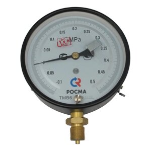 ТМВ-610РМТИ. 00(-0,1-0,5MPa)М20х1,5.100C. 0,4 Мановакуумметр точных измерений