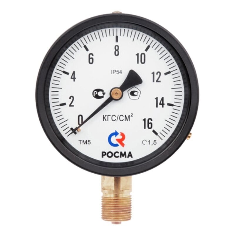 ТМ-510Р. 00 (0-1,6MPa)М20х1,5.150C. 1,5. IP54 Манометр технический - распродажа