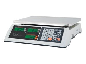 M-ER 327AC-15.2 с АКБ (без стойки) LCD (15кг/2г) Весы торговые