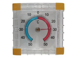 ТББ термометр биметаллический оконный квадратный в блистере