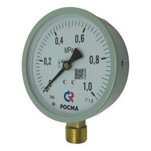 ТМ-510Р. 00(0-1MPa)G1/2.150C. 1,5. М2 тех Манометр технический