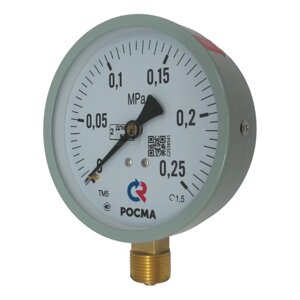 ТМ-510Р. 00(0-0,25MPa)М20х1,5.150C. 1,5. М2 тех Манометр технический