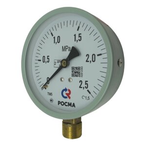 ТМ-510Р. 00(0-2,5MPa)М20х1,5.150C. 1,5. М2 тех Манометр технический