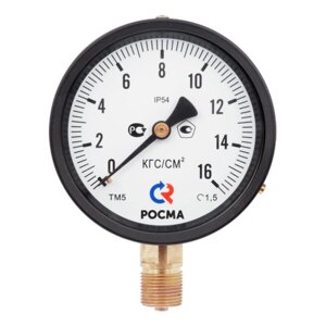 ТМВ-610Р. 00(-0,1-0,3MPa)М20х1,5.150C. 1,5. IP54 Мановакуумметр технический