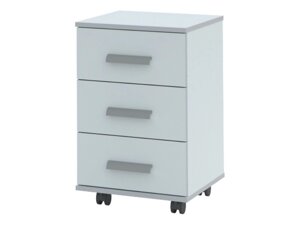 ЛК-400 ТПЯ Тумба подкатная с 3-мя ящиками (400х440х673) (Сталь, серый)
