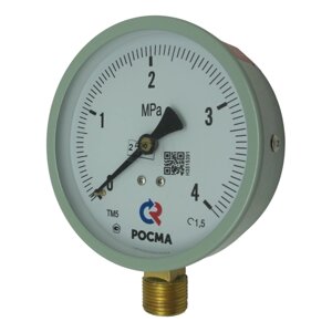 ТМ-510Р. 00(0-4MPa)М20х1,5.150C. 1,5. М2 тех Манометр технический