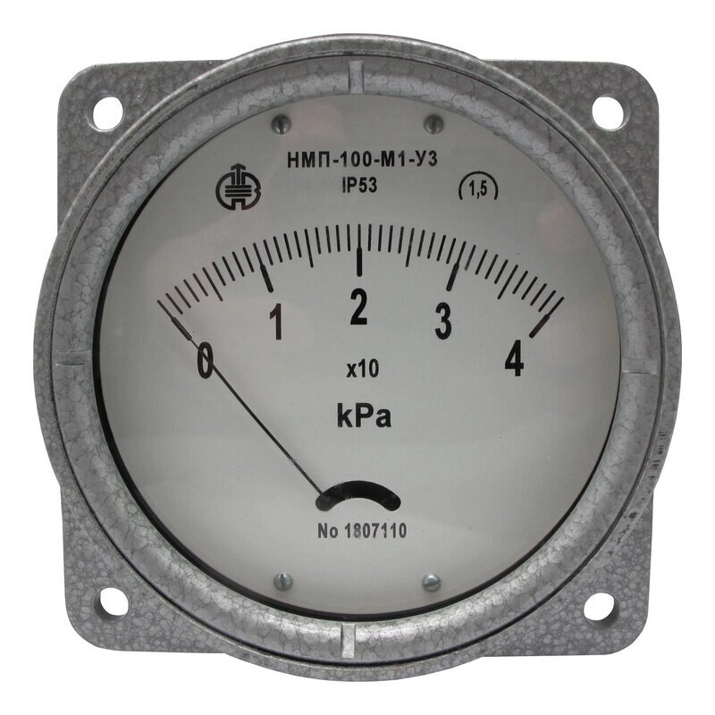 НМП-100-м1-у3-40 кПа кл. т. 2,5 Напоромер - интернет магазин