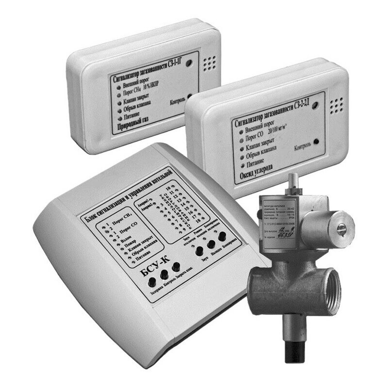 САКЗ-МК-2 (СО+СН4) для клапана на 40В, на 220В Система контроля загазованности от компании ООО Партнер - фото 1