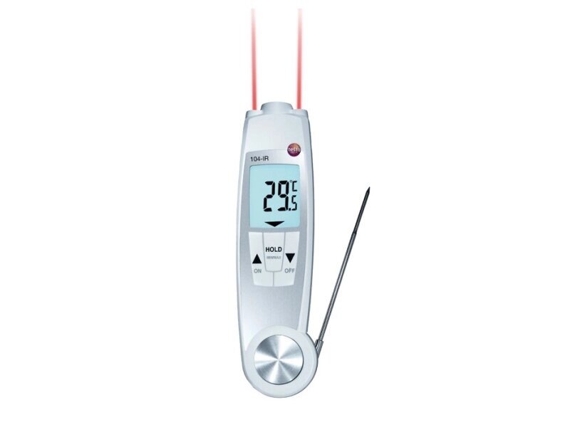 TESTO 104-IR - водонепроницаемый проникающий ИК-термометр от компании ООО Партнер - фото 1