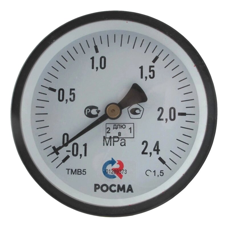 ТМВ-510Т. 00(-0,1-2,4MPa)G1/2.150C. 1,5 Мановакуумметр технический от компании ООО Партнер - фото 1