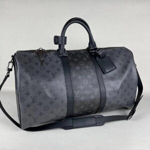 Дорожная сумка Louis Vuitton KEEPALL 50 с плечевым ремнём