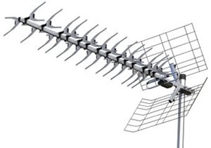 Антенна уличная ДМВ для DVB-T2 "Меридиан 60AF TURBO"L025.60DT) питание от цифровой приставки 5В