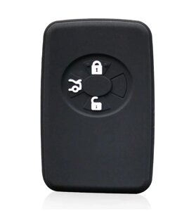 Чехол силиконовый для смарт-ключа Toyota Rav4, Corolla, Yaris, Mark X, Hilux, Vitz, Camry, 3 кнопки