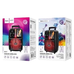 Колонка портативная Hoco BS37 Bluetooth 5.0,10W, 1800mAh, черная